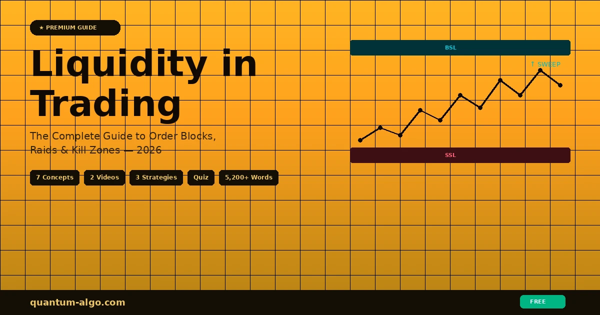 Liquidity Trading Complete Guide 2026