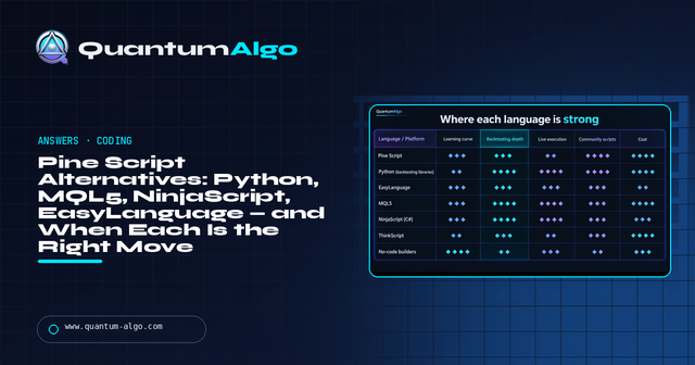 Pine Script Alternatives: Python, MQL5, NinjaScript & More — Premium Guide