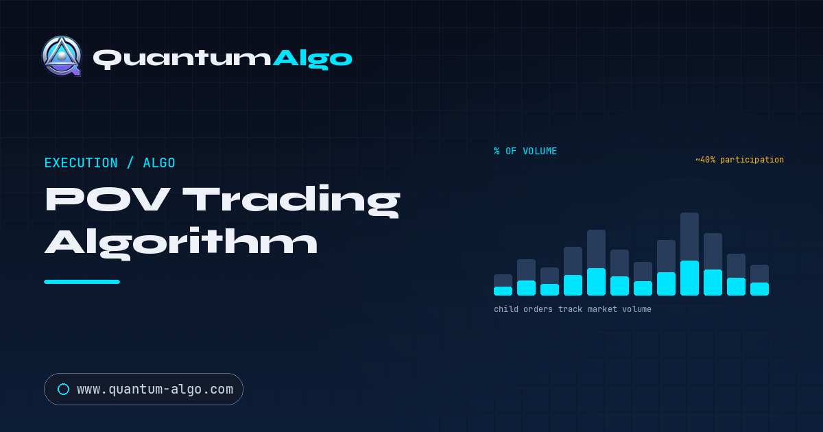 POV Trading Algorithm: Complete Guide 2026