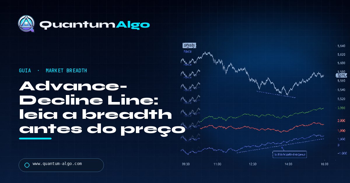 O que é a Advance-Decline Line e como usar? — guia de trading da Quantum Algo