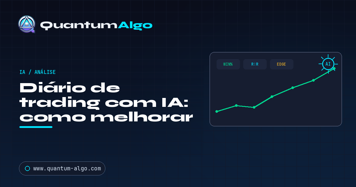 Diário de trading com IA: como melhorar