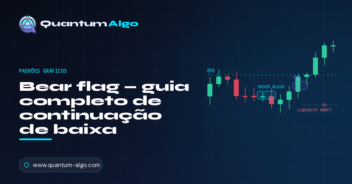 Bear flag: o guia completo de continuação de baixa