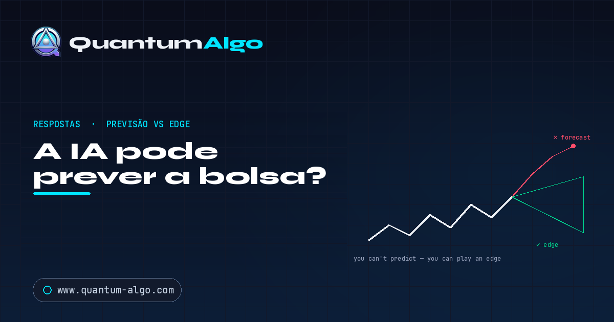 A IA pode prever a bolsa?