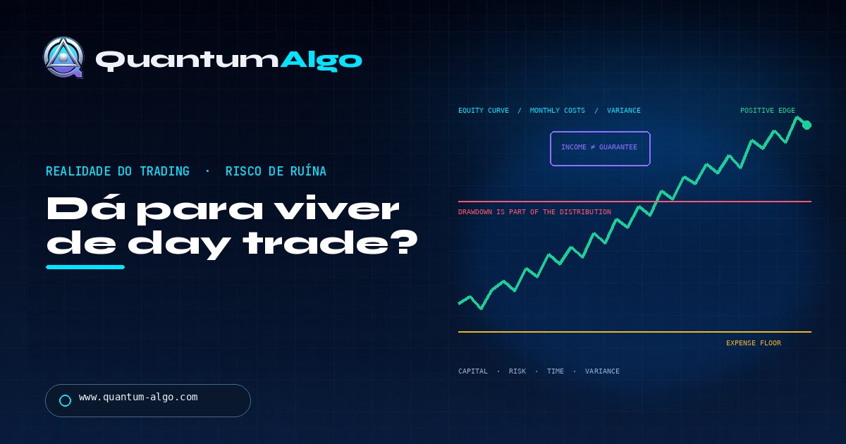 Dá para viver de day trade? — guia de trading da Quantum Algo