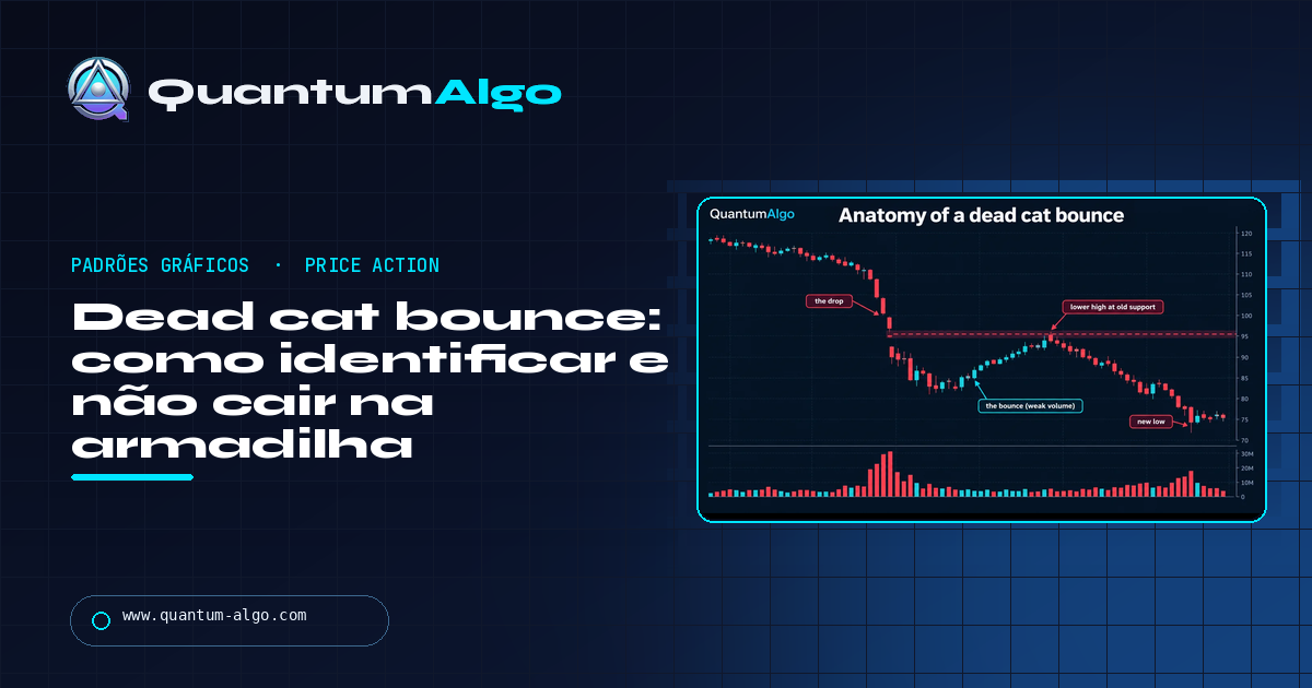 Dead cat bounce: o que é, como identificar um e como não cair na armadilha — guia da Quantum Algo
