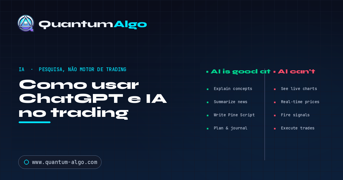 Como usar ChatGPT e IA no trading — Quantum Algo
