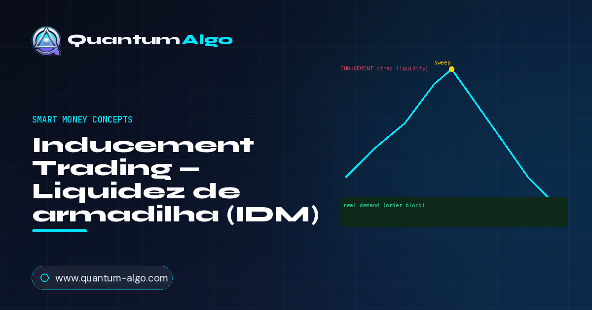 Inducement Trading: a liquidez de armadilha antes do movimento real