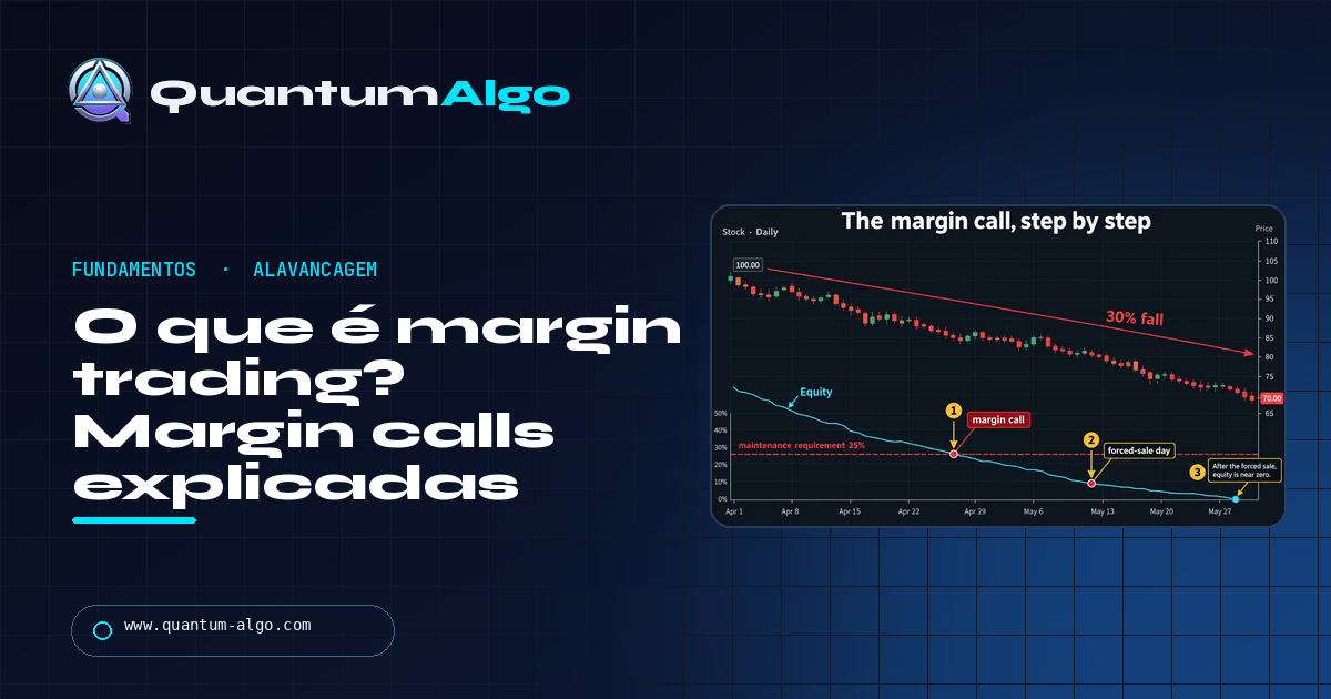 O que é margin trading? Margem inicial vs margem de manutenção, margin calls e calculadora — guia da Quantum Algo