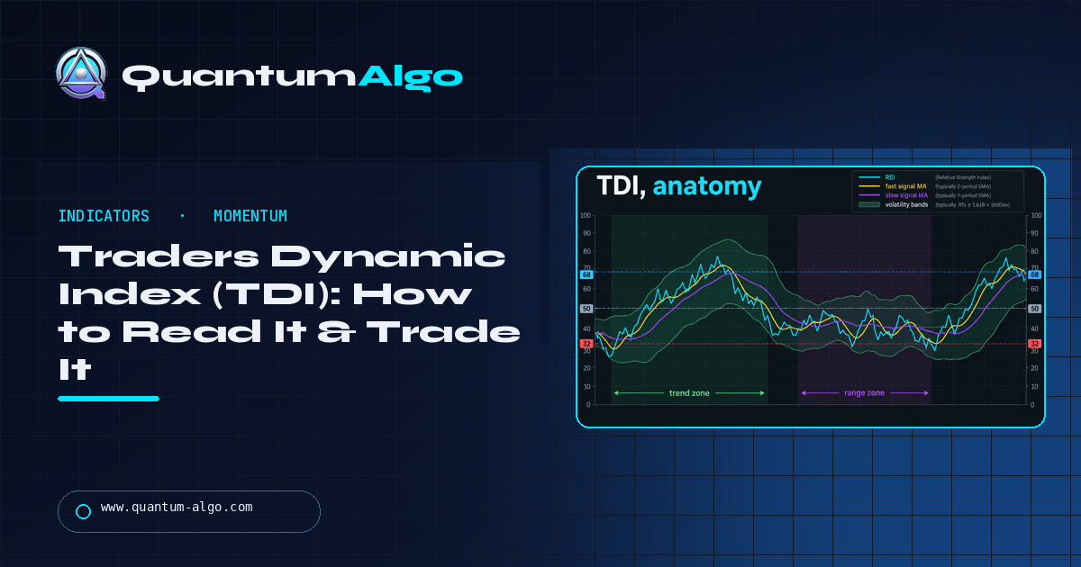 Traders Dynamic Index (TDI): What It Is, How to Read It, and the Trading Strategy That Fits — Quantum Algo guide