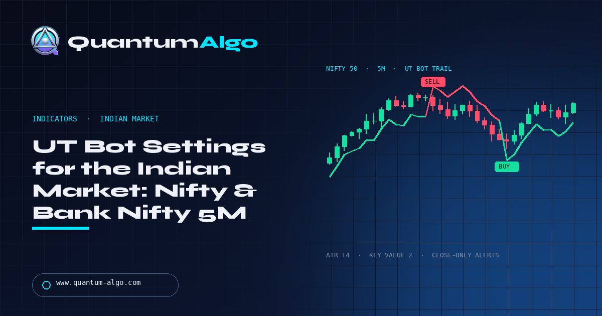 UT Bot Alerts Best Settings for the Indian Market: Nifty & Bank Nifty on the 5-Minute Chart — Quantum Algo guide