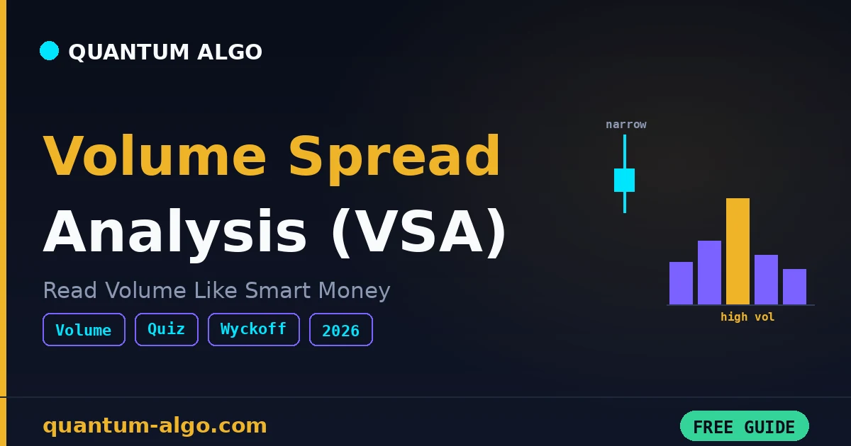 Volume Spread Analysis (VSA): The Complete Guide (2026)