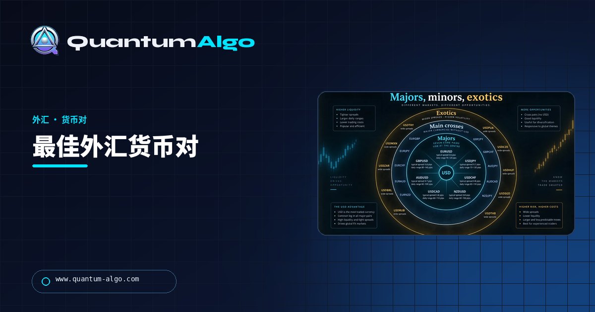 最佳外汇货币对:按时段、点差、波动率和风格 — Quantum Algo 指南