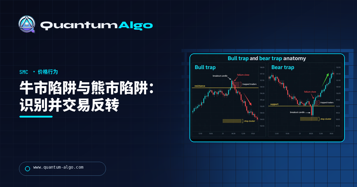 牛市陷阱与熊市陷阱:如何识别并交易反转 — Quantum Algo 指南
