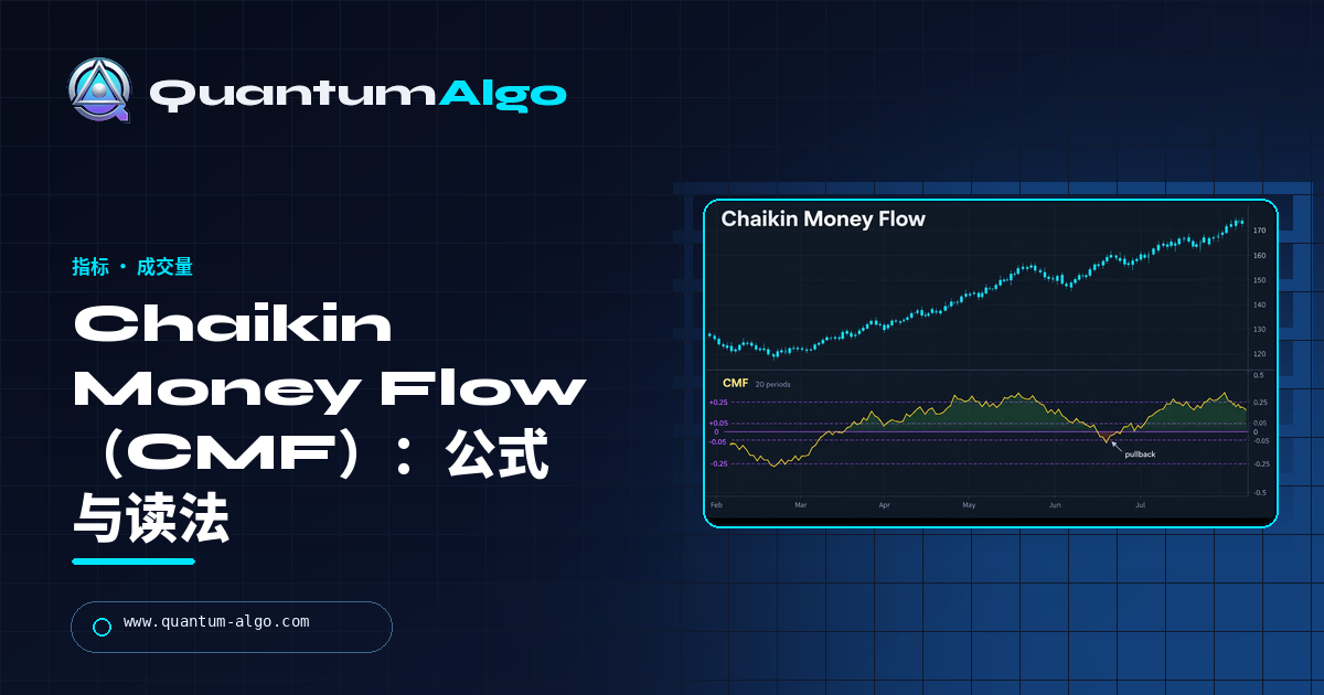 Chaikin Money Flow(CMF):公式、设置与读法 — Quantum Algo 指南