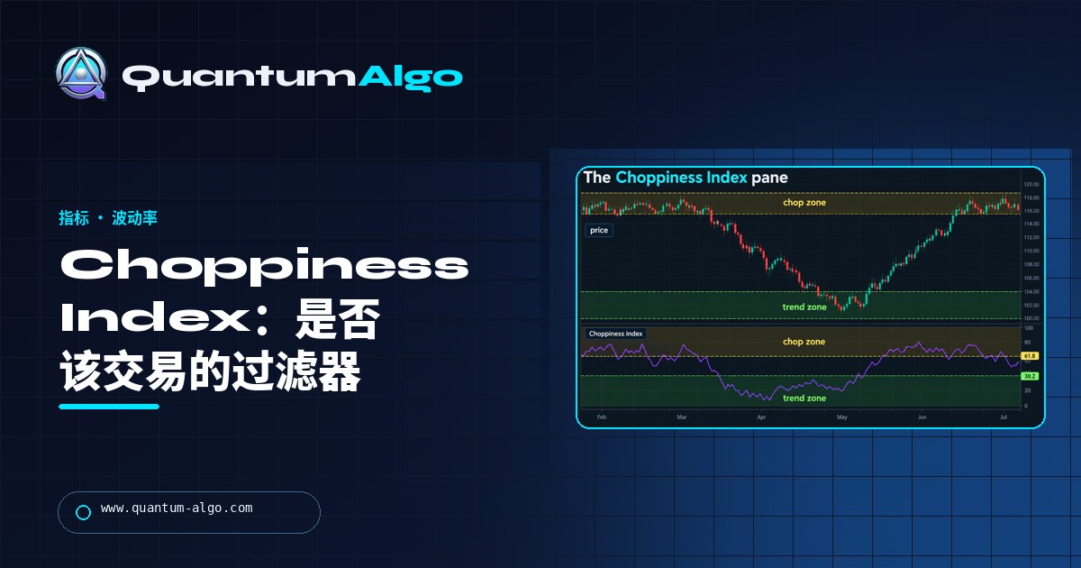 Choppiness Index：告诉您是否该交易、而不是交易方向的指标——Quantum Algo 指南
