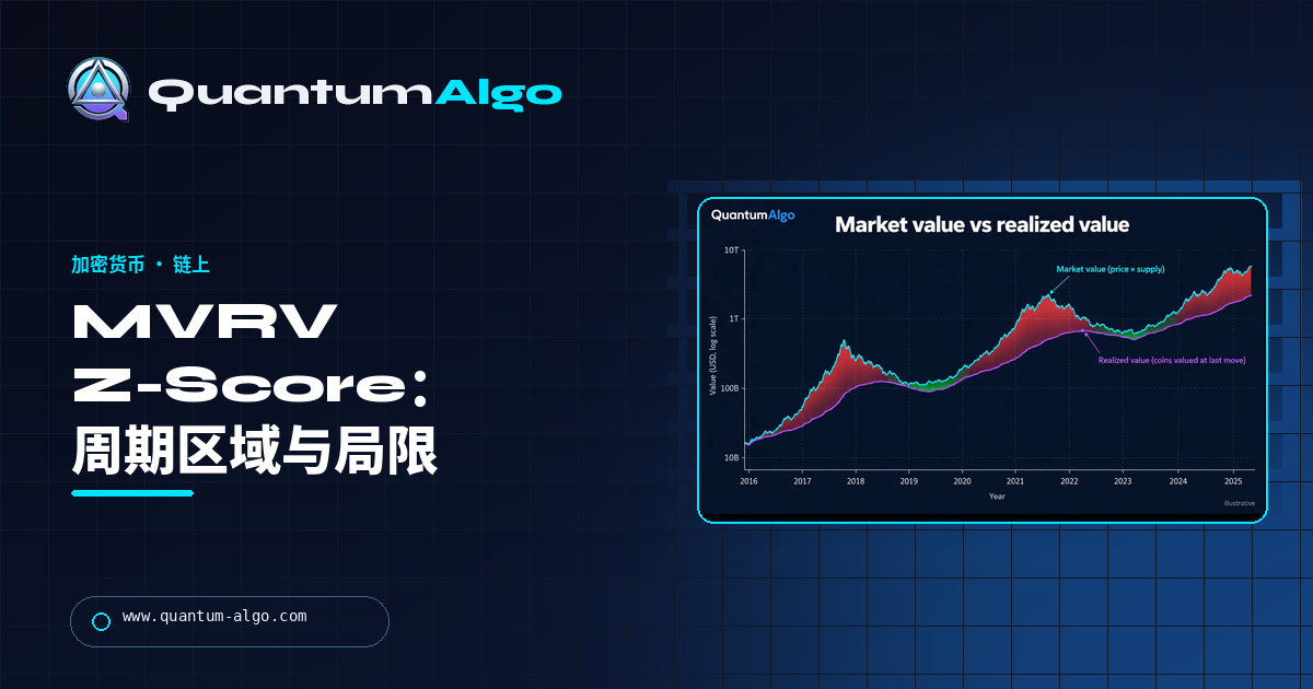 MVRV Z-Score：是什么、如何解读、周期区域与局限 — Quantum Algo 指南