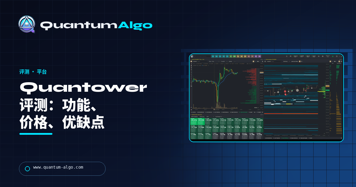 Quantum Algo 指南:Quantower 评测,涵盖功能、价格、免费版与优缺点。