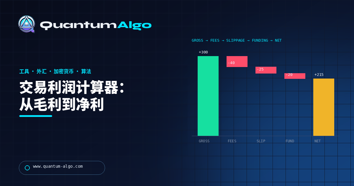 外汇、加密货币和算法交易利润计算器 — Quantum Algo 指南