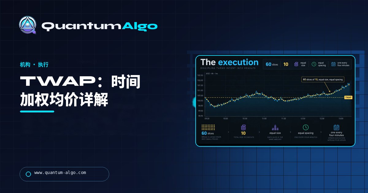 TWAP:时间加权平均价格——公式、算法以及如何围绕它交易——Quantum Algo 指南